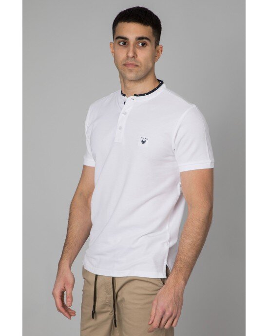 T-shirt Frank Taylor άσπρο T-shirt Frank Taylor άσπρο