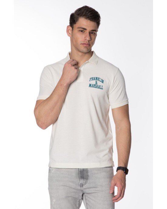 T-shirt Franklin Marshall άσπρο T-shirt Franklin Marshall άσπρο