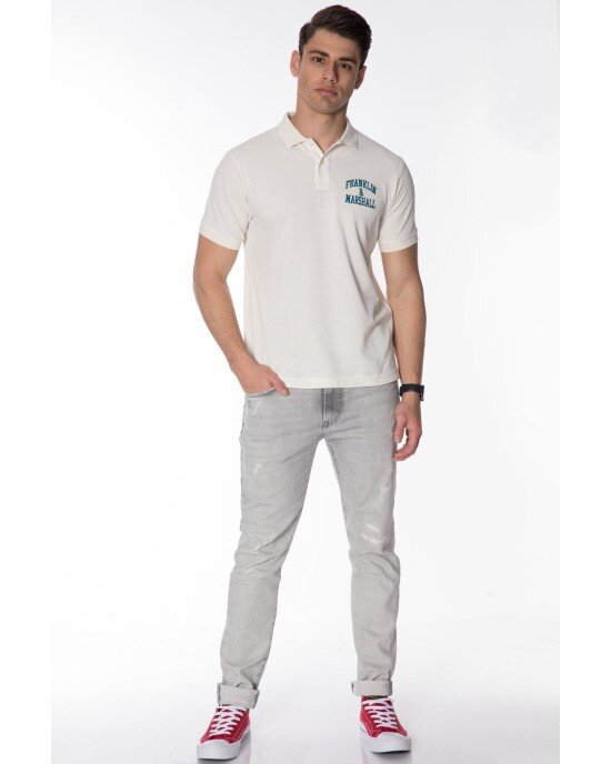 T-shirt Franklin Marshall άσπρο T-shirt Franklin Marshall άσπρο
