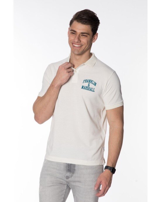 T-shirt Franklin Marshall άσπρο T-shirt Franklin Marshall άσπρο