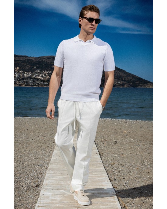 T-shirt Marcus άσπρο ΚΟΝΤΟΜΑΝΙΚΕΣ