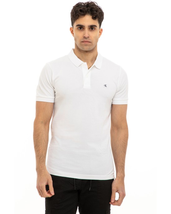 T-Shirt Calvin Klein άσπρο ΚΟΝΤΟΜΑΝΙΚΕΣ