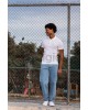 T-shirt Tommy Jeans άσπρο ΚΟΝΤΟΜΑΝΙΚΕΣ