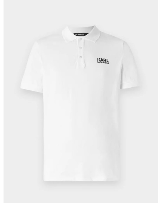 T-shirt Karl Lagerfeld άσπρο ΚΟΝΤΟΜΑΝΙΚΕΣ