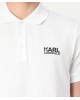 T-shirt Karl Lagerfeld άσπρο ΚΟΝΤΟΜΑΝΙΚΕΣ