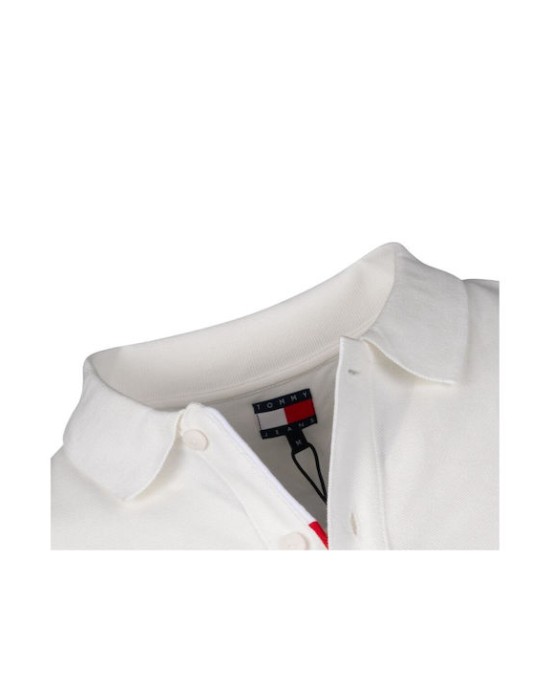 T-shirt Tommy Jeans άσπρο ΚΟΝΤΟΜΑΝΙΚΕΣ