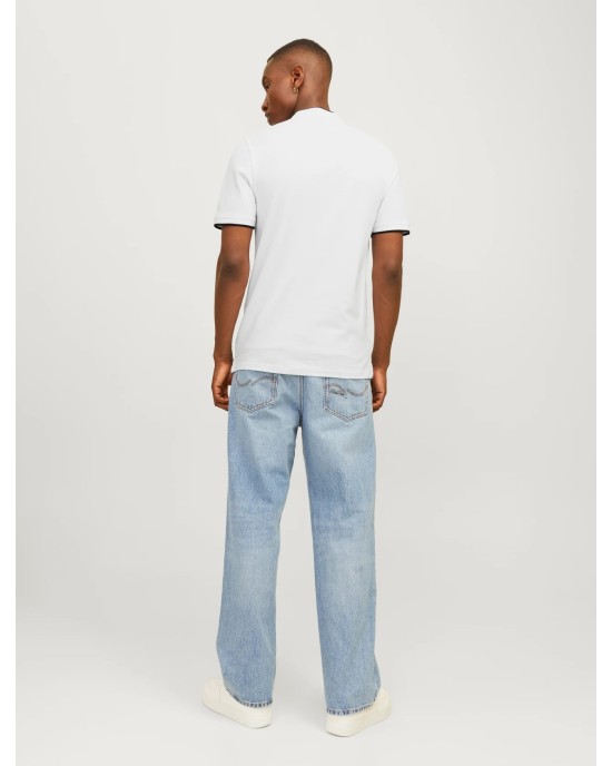 T-shirt Jack n Jones άσπρο ΚΟΝΤΟΜΑΝΙΚΕΣ