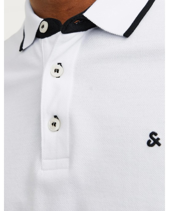 T-shirt Jack n Jones άσπρο ΚΟΝΤΟΜΑΝΙΚΕΣ