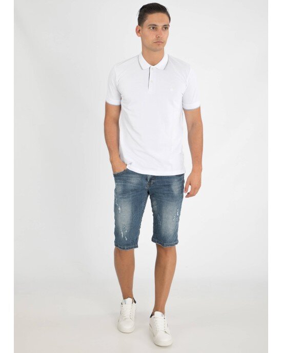 T-shirt Vittorio λευκό T-shirt Vittorio λευκό