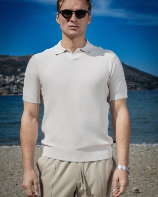 T-shirt Marcus μπεζ