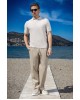 T-shirt Marcus μπεζ ΚΟΝΤΟΜΑΝΙΚΕΣ
