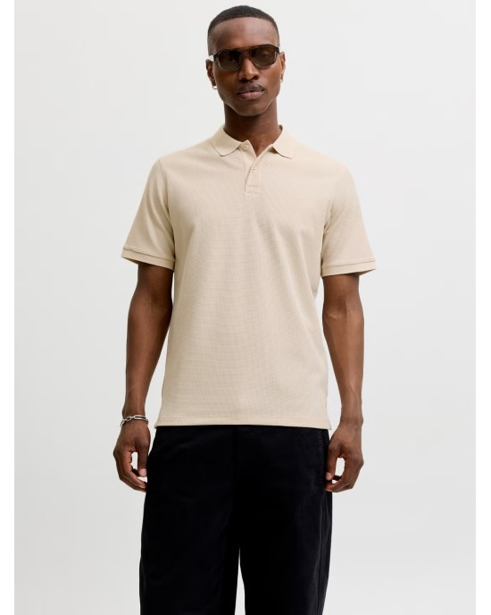 T-shirt Jack n Jones μπεζ ΚΟΝΤΟΜΑΝΙΚΕΣ