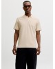 T-shirt Jack n Jones μπεζ ΚΟΝΤΟΜΑΝΙΚΕΣ