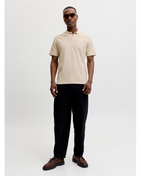 T-shirt Jack n Jones μπεζ ΚΟΝΤΟΜΑΝΙΚΕΣ