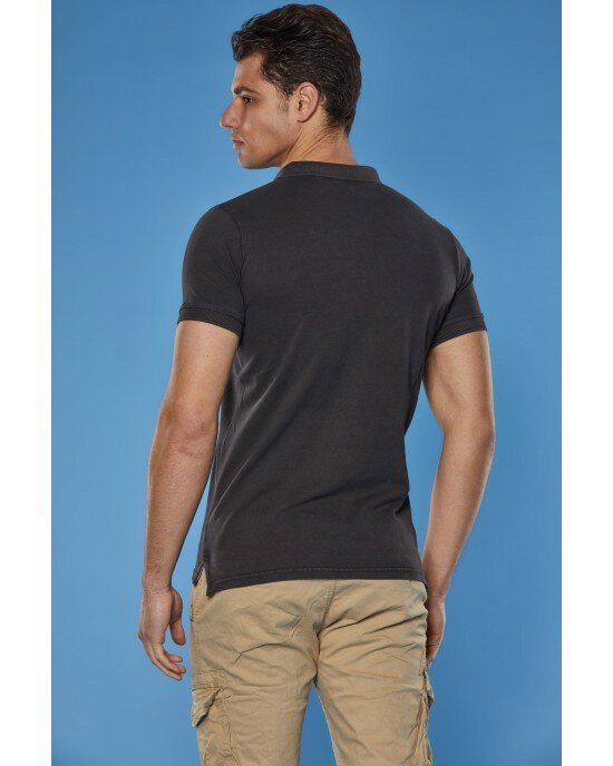 T-shirt SUPERDRY γκρι σκούρο T-shirt SUPERDRY γκρι σκούρο