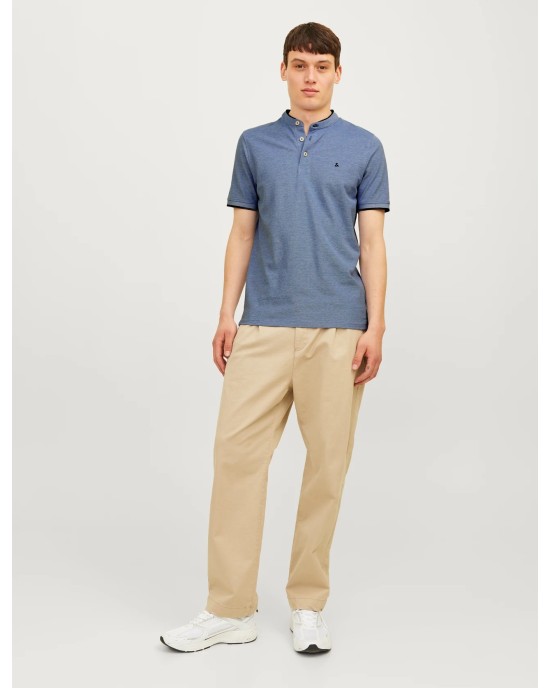 T-shirt Jack n Jones γαλάζιο ΚΟΝΤΟΜΑΝΙΚΕΣ