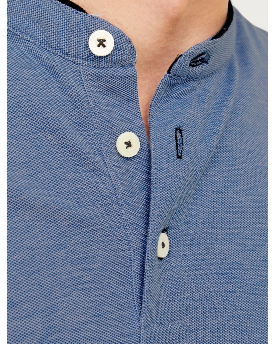 T-shirt Jack n Jones γαλάζιο ΚΟΝΤΟΜΑΝΙΚΕΣ