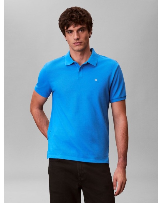 T-Shirt Calvin Klein γαλαζιό ΚΟΝΤΟΜΑΝΙΚΕΣ