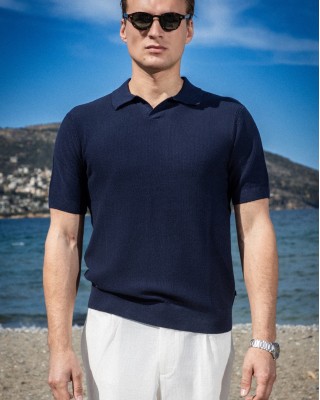 T-shirt Marcus μπλε