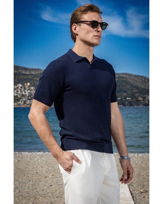 T-shirt Marcus μπλε ΚΟΝΤΟΜΑΝΙΚΕΣ
