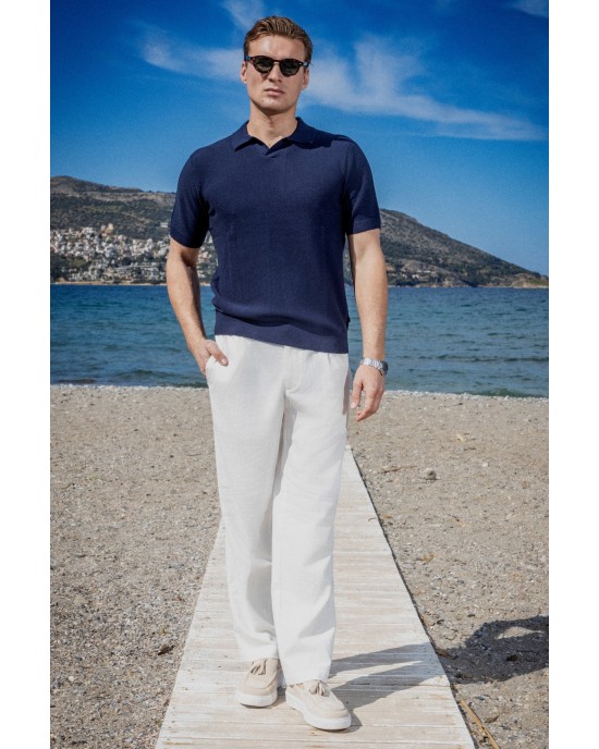 T-shirt Marcus μπλε ΚΟΝΤΟΜΑΝΙΚΕΣ