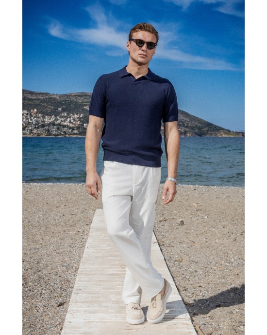 T-shirt Marcus μπλε ΚΟΝΤΟΜΑΝΙΚΕΣ