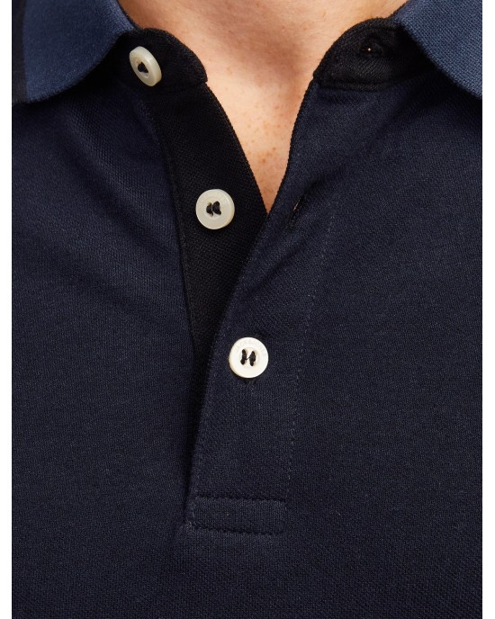 T-shirt Jack n Jones μπλε ΚΟΝΤΟΜΑΝΙΚΕΣ