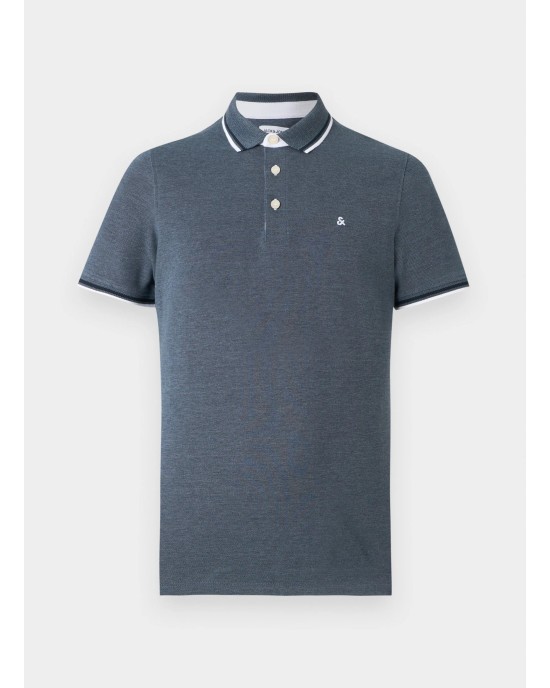 T-shirt Jack n Jones μπλε ΚΟΝΤΟΜΑΝΙΚΕΣ