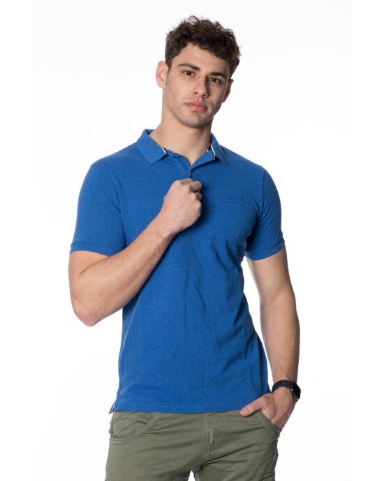 T-shirt SUPERDRY μπλε ρουά T-shirt SUPERDRY μπλε ρουά