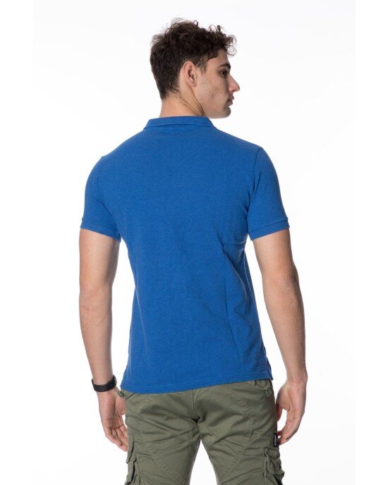 T-shirt SUPERDRY μπλε ρουά