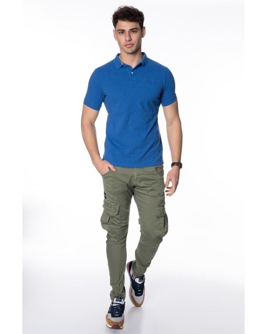 T-shirt SUPERDRY μπλε ρουά T-shirt SUPERDRY μπλε ρουά