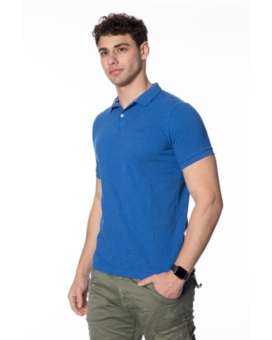 T-shirt SUPERDRY μπλε ρουά