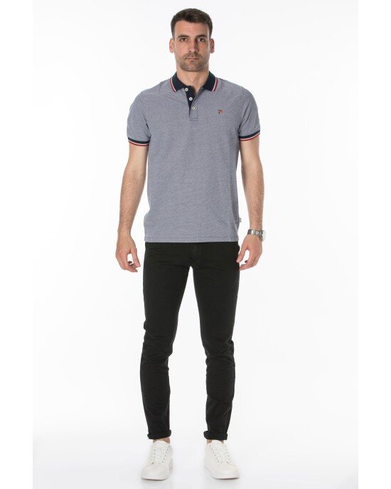 T-shirt Jack n Jones μπλε T-shirt Jack n Jones μπλε