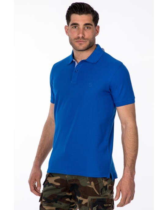 T-shirt Frank Taylor μπλε ρουά T-shirt Frank Taylor μπλε ρουά