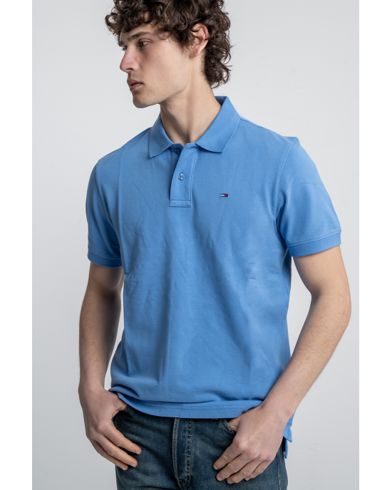 T-shirt Tommy Jeans μπλε ΚΟΝΤΟΜΑΝΙΚΕΣ