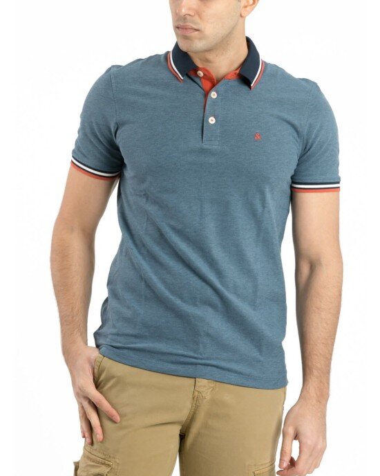 T-shirt Jack n Jones μπλέ T-shirt Jack n Jones μπλέ