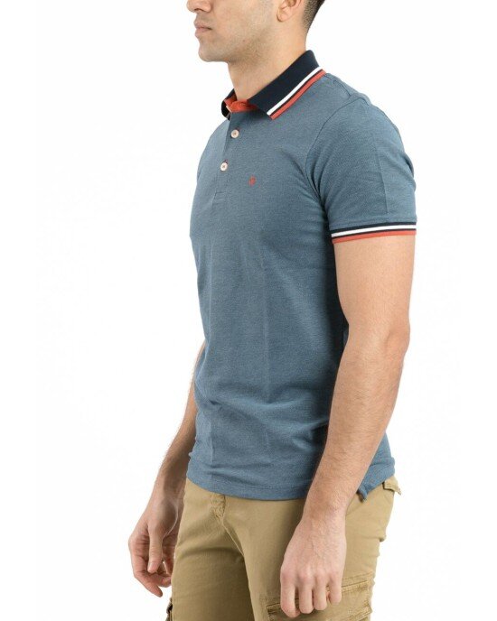 T-shirt Jack n Jones μπλέ T-shirt Jack n Jones μπλέ