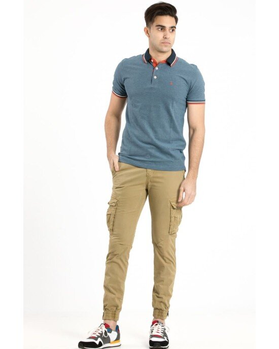 T-shirt Jack n Jones μπλέ T-shirt Jack n Jones μπλέ