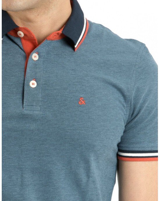 T-shirt Jack n Jones μπλέ T-shirt Jack n Jones μπλέ