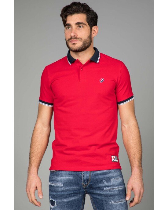 T-shirt SUPERDRY κόκκινο T-shirt SUPERDRY κόκκινο