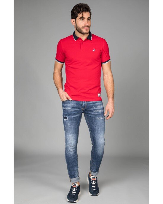 T-shirt SUPERDRY κόκκινο T-shirt SUPERDRY κόκκινο