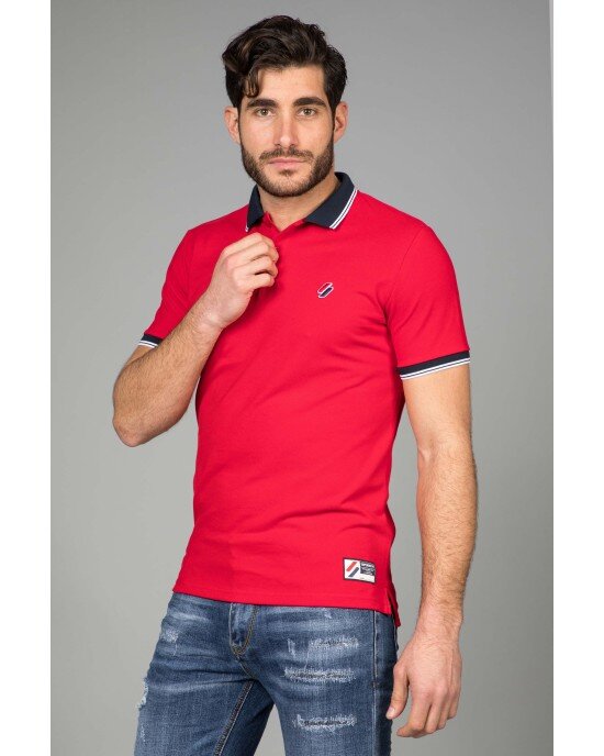 T-shirt SUPERDRY κόκκινο T-shirt SUPERDRY κόκκινο