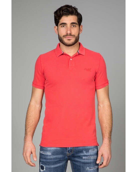 T-shirt SUPERDRY κόκκινο T-shirt SUPERDRY κόκκινο
