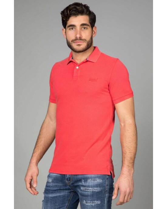 T-shirt SUPERDRY κόκκινο T-shirt SUPERDRY κόκκινο