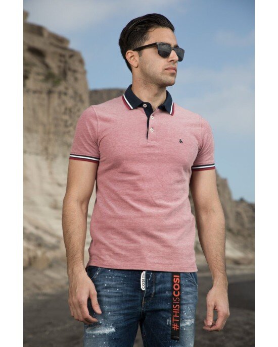 T-shirt Jack n Jones κόκκινο