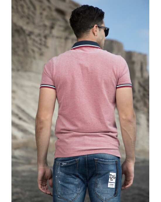 T-shirt Jack n Jones κόκκινο