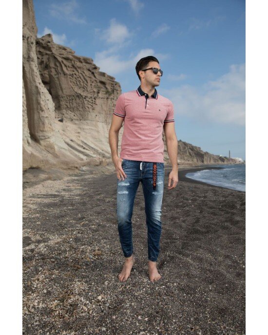T-shirt Jack n Jones κόκκινο