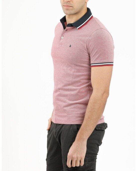 T-shirt Jack n Jones κόκκινο