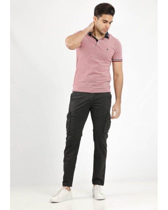 T-shirt Jack n Jones κόκκινο
