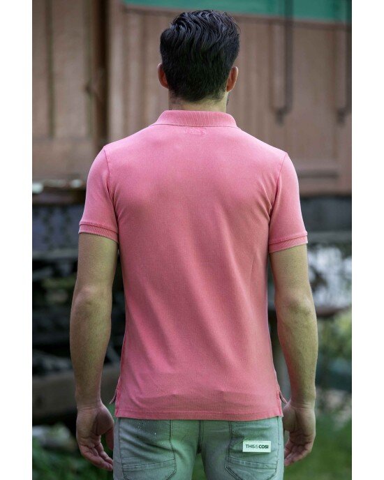 T-shirt SUPERDRY ροζ T-shirt SUPERDRY ροζ
